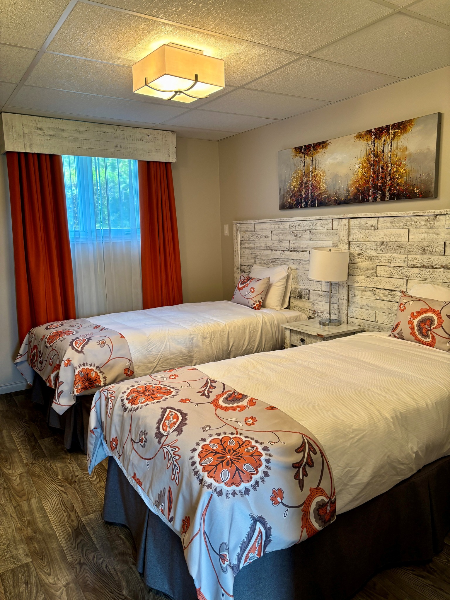 Intérieur chalet du centre de villégiature Dame-en-Terre