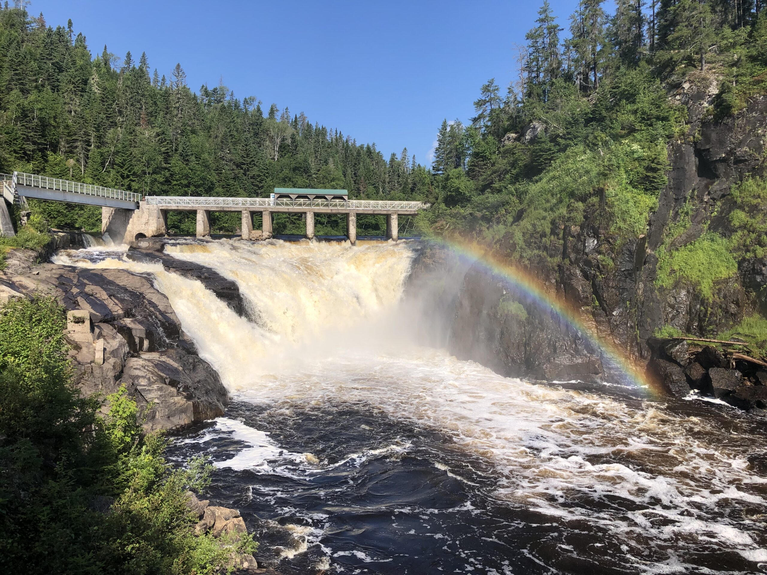 Chute du parc du trou de la fée