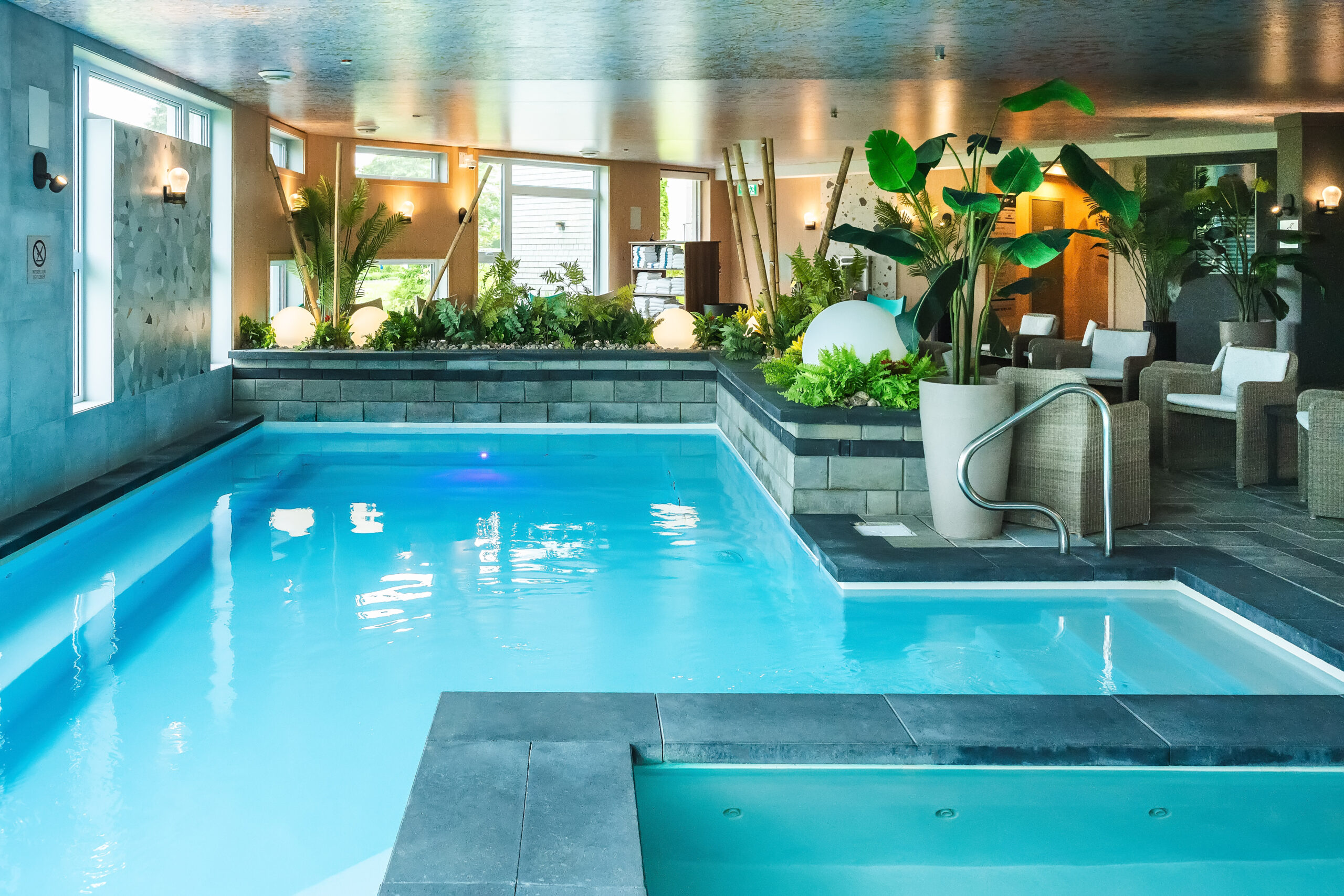 Piscine et spas de l'hôtel du Jardin