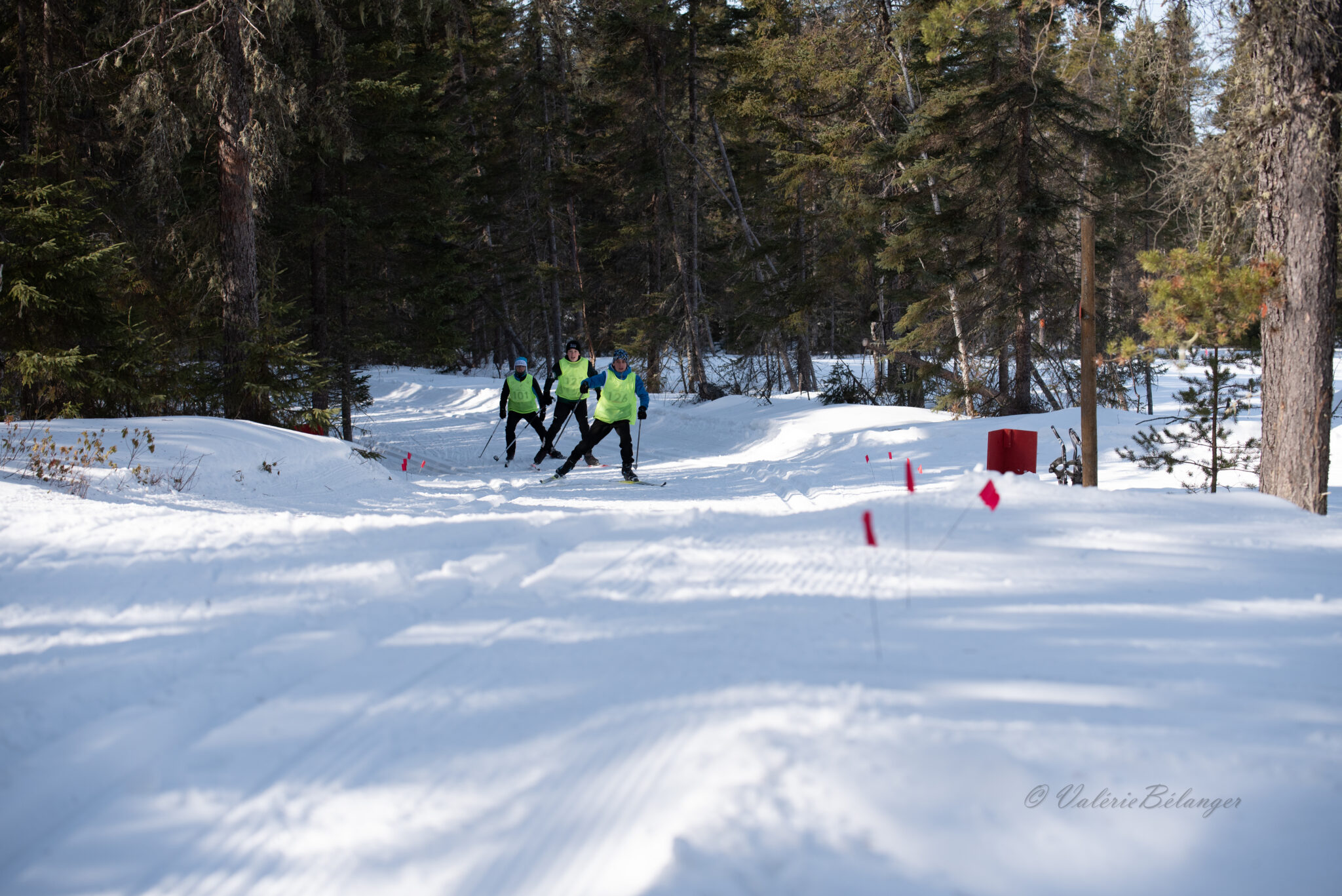 Skieurs de fond de l'association des sportifs d'Albanel
