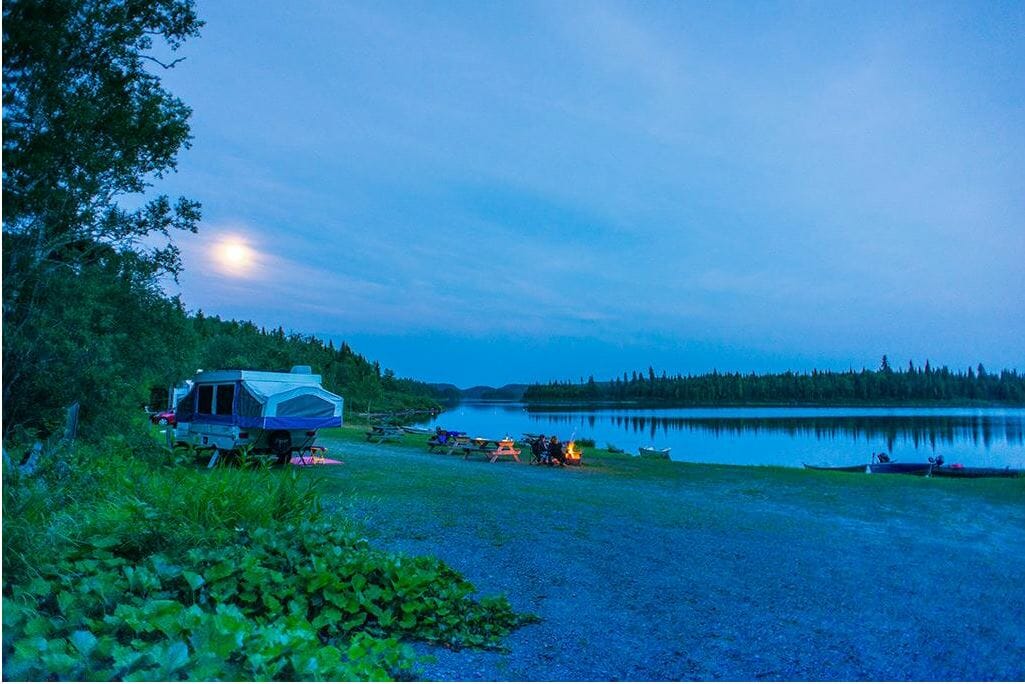 vue camping belle-rivière