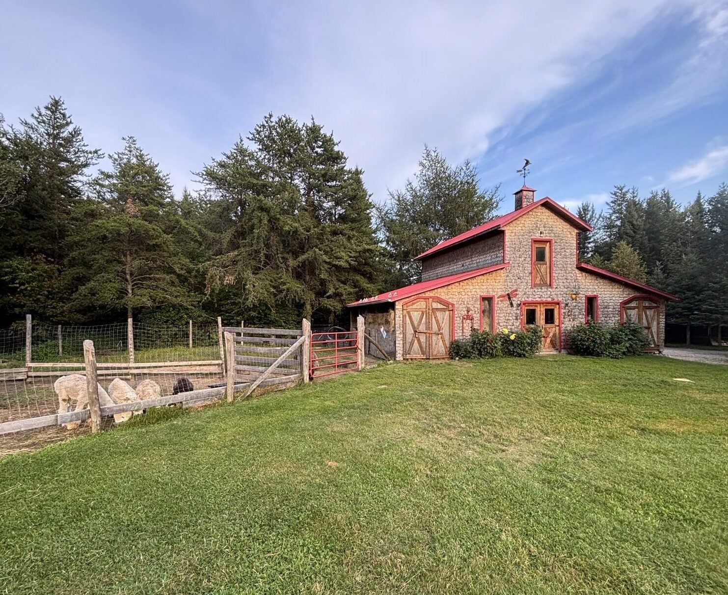 Vue extérieur ferme Dan Nature