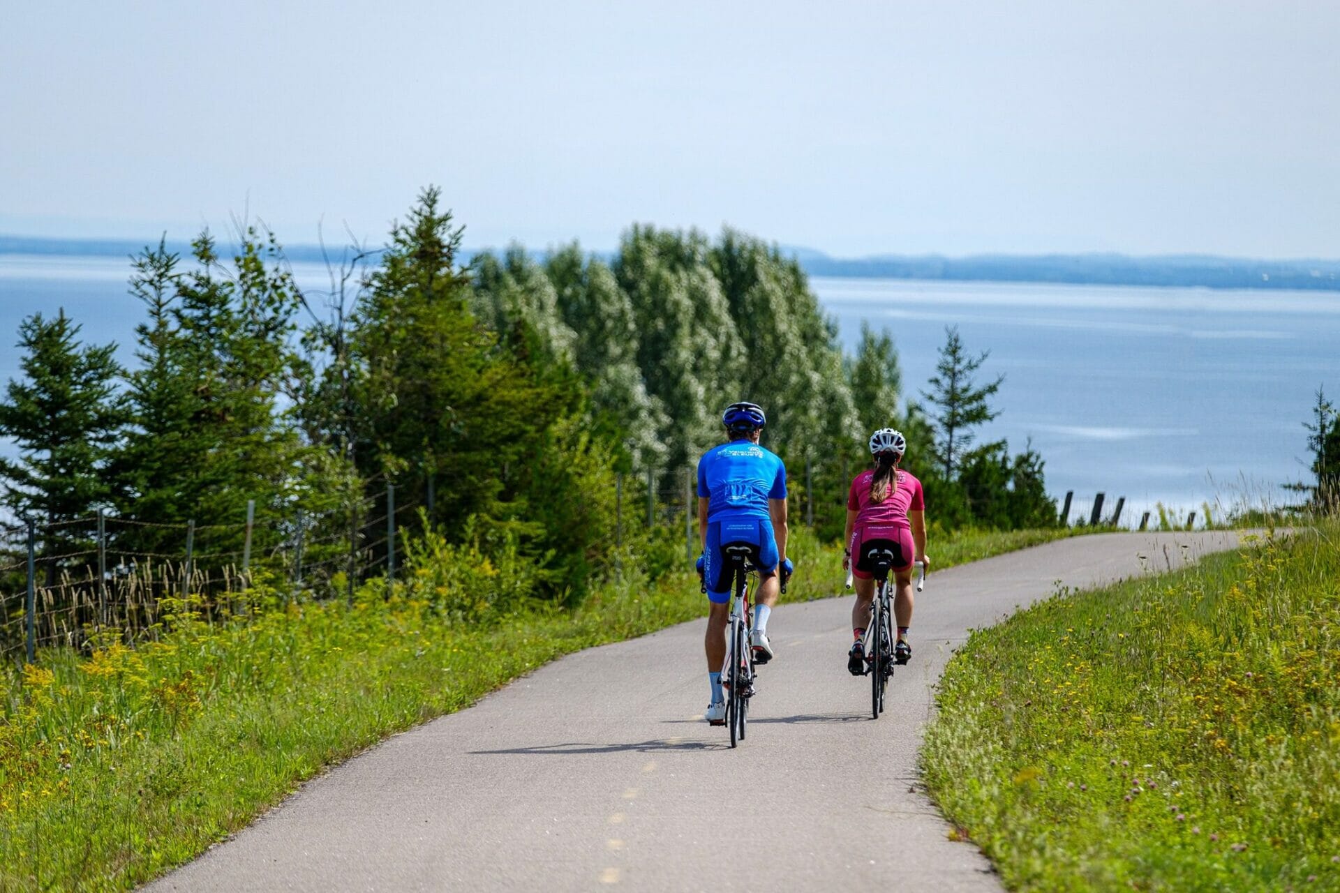 cyclistes véloroute des bleuets