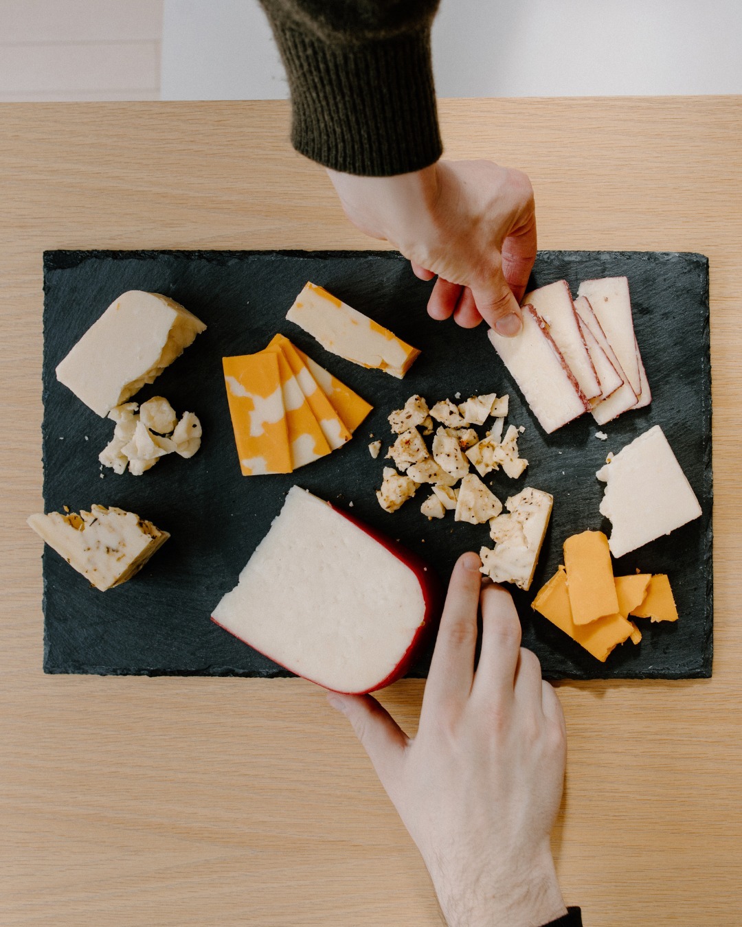 fromages variés de la fromagerie st-laurent