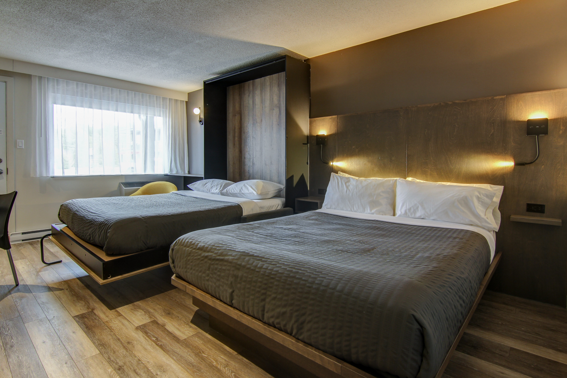 intérieure chambre hôtel-motel normandin