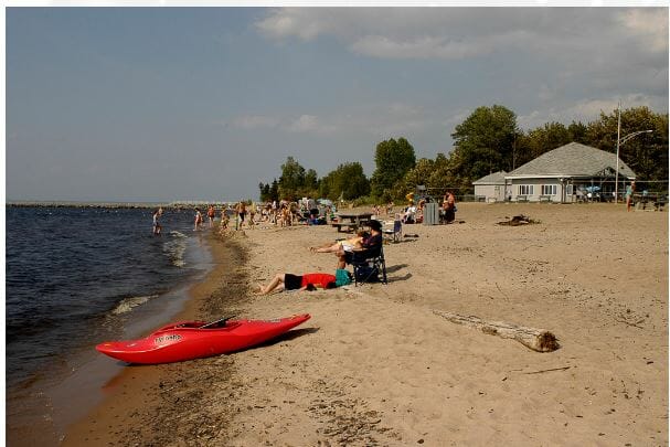 Plage du centre récréotouristique le rigolet