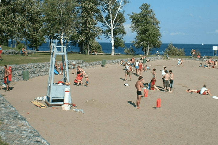Plage de la pointe Scott à Roberval