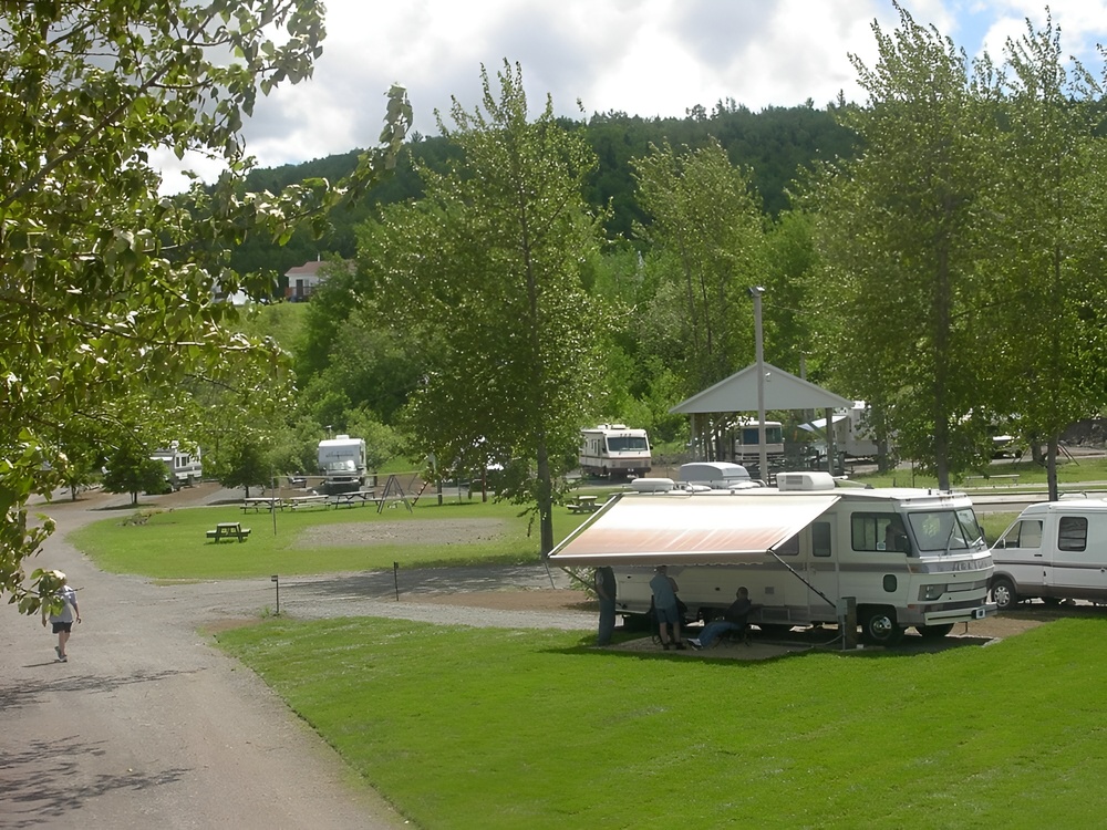 Vue Camping Lac-Vert