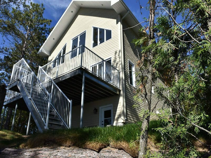 Vue extérieure chalet de la pointe